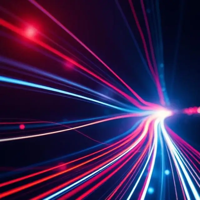 Abstract light trails symbolizing innovation and forward-thinking